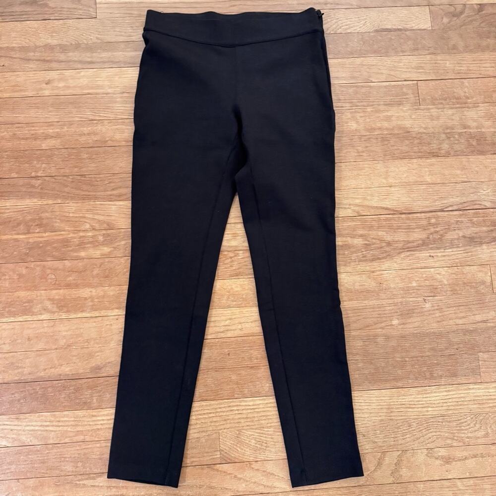 Eddie Bauer women's black ponte mid rise leggings size 4
 b77